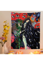 Mistress Of The World Psychedelic Tapestry