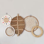 Light Academia Wicker Plate