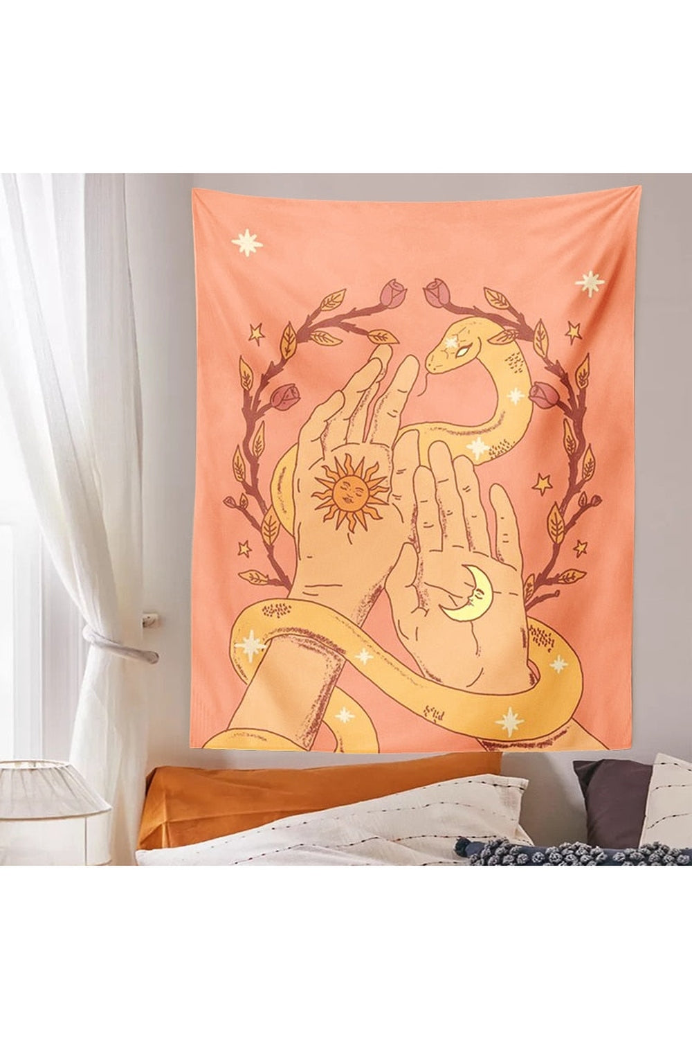 Sun and Moon E-Girl Tapestry