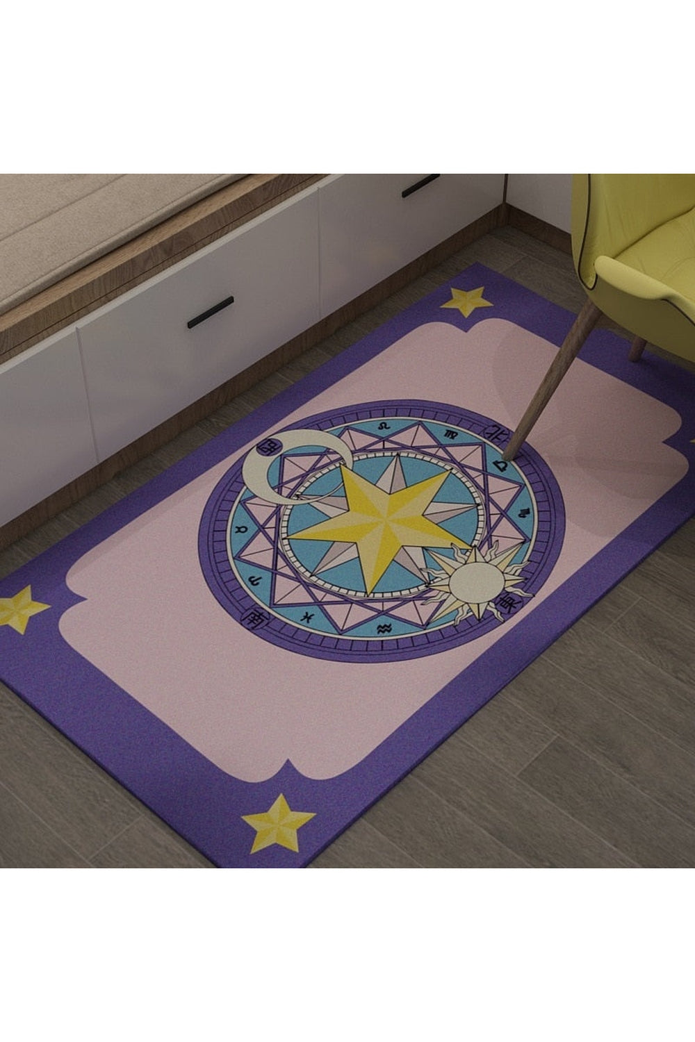 Mystical Tarot Pattern Rug