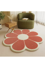 Girlish Floral Decor Rug