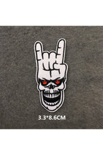 Edgy Punk Embroidered Patch Set