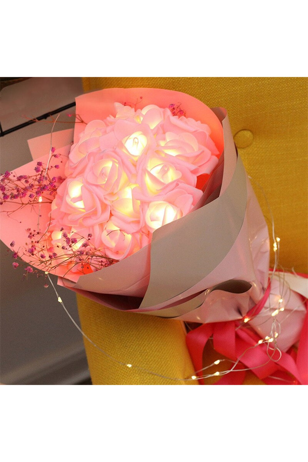 Valentine's LED Rose Garland