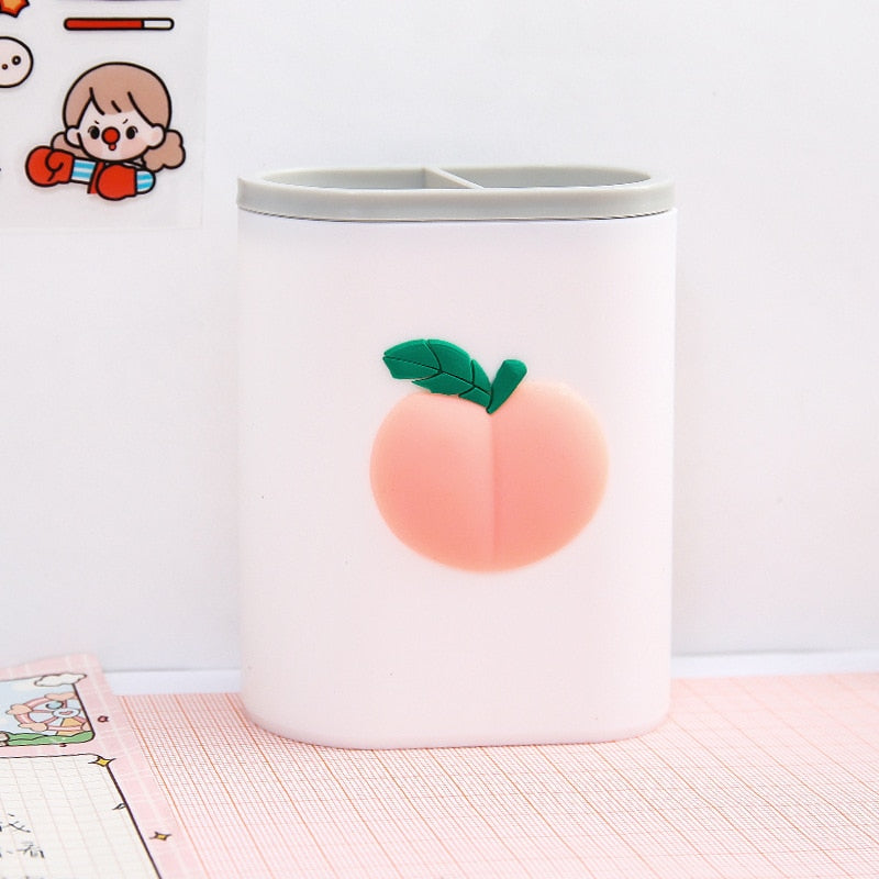 Kawaii Cartoon Pen Holder