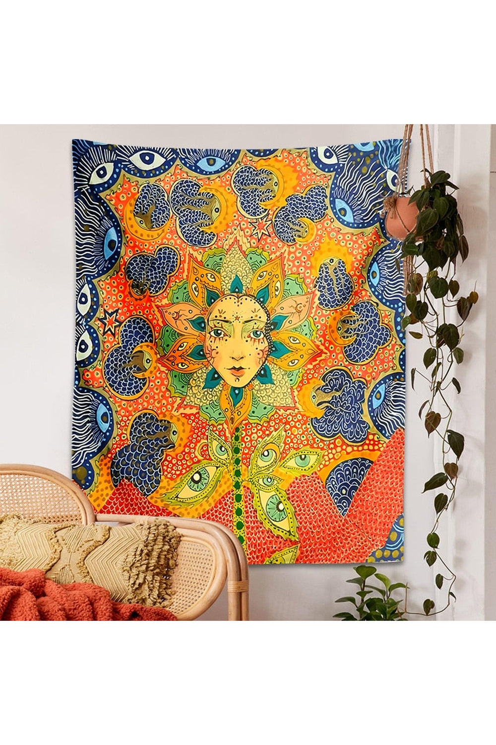 Mistress Of The World Psychedelic Tapestry