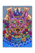 Louis Wain Cats Psychedelic Poster