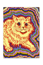 Louis Wain Cats Psychedelic Poster