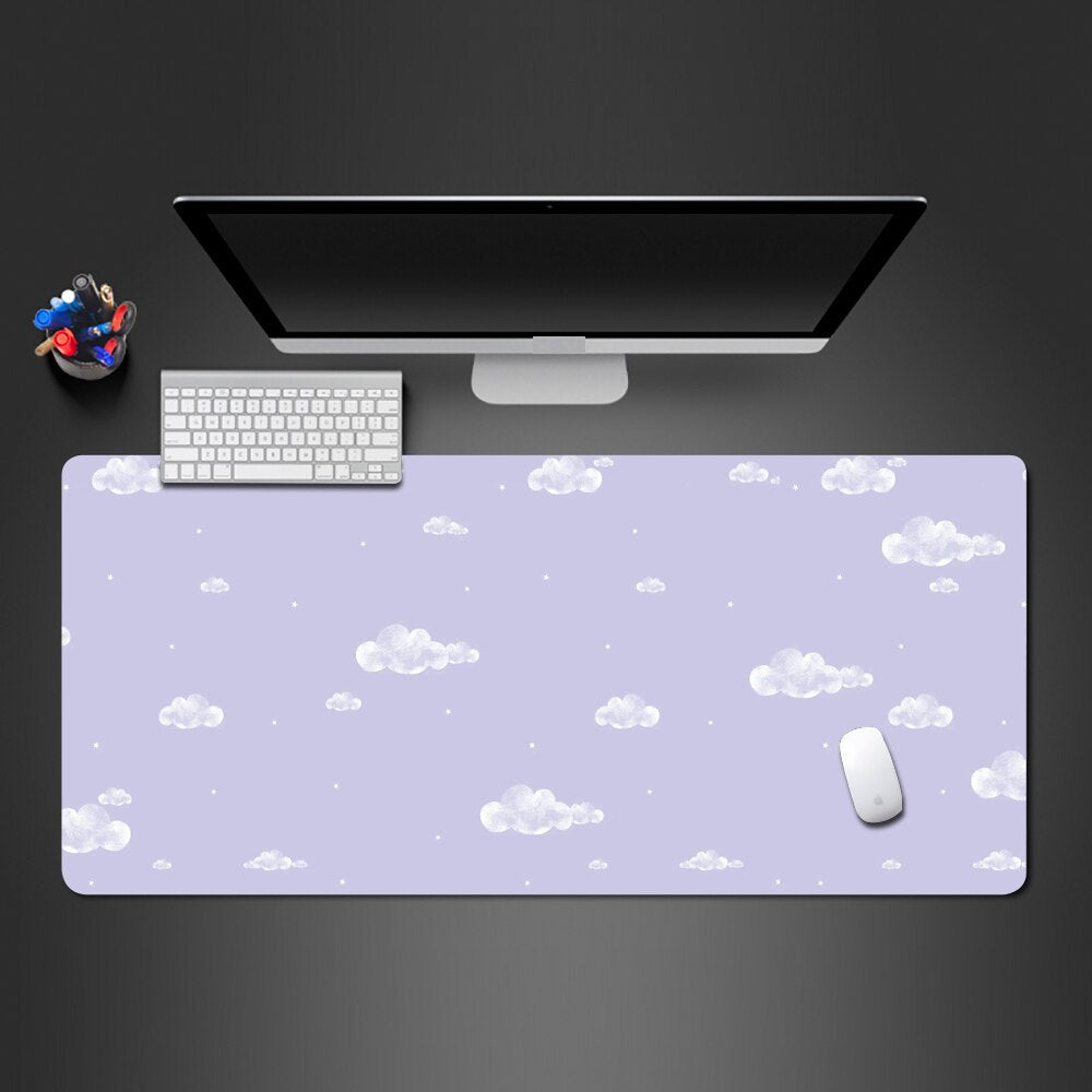 Purple Kawaii Deskmat