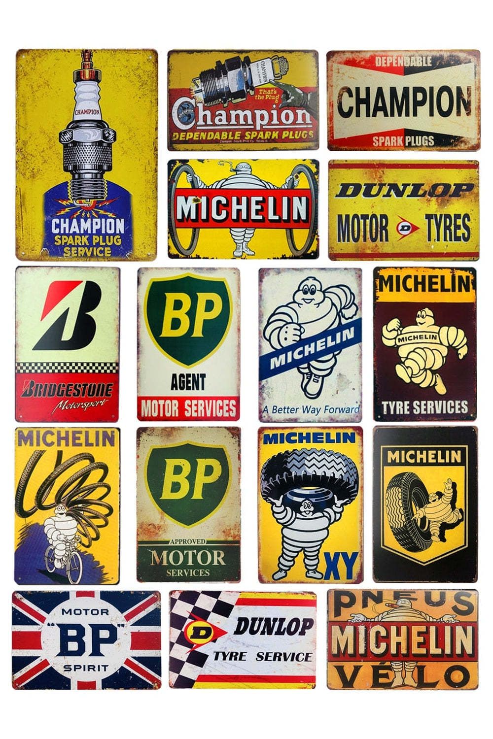 Hot Rod Vintage Metal Posters