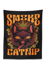 Smoke Catnip Psychedelic Wall Tapestry