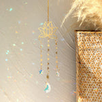 Aesthetic Wind Moon Crystal Dreamcatcher