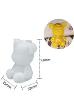 Whimsical Stereo Bear Candle Mold