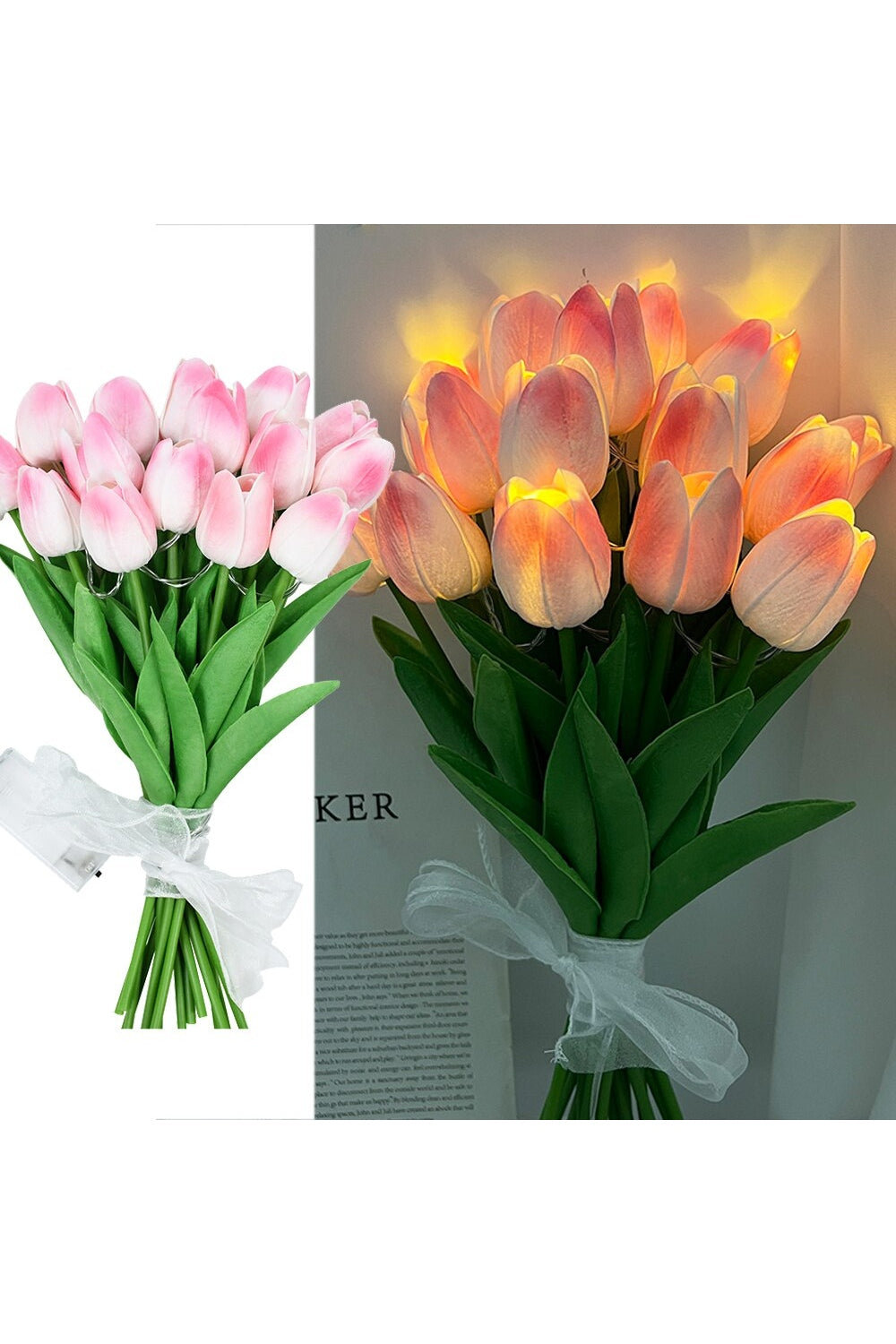 LED Tulip Flower Light Bouquet