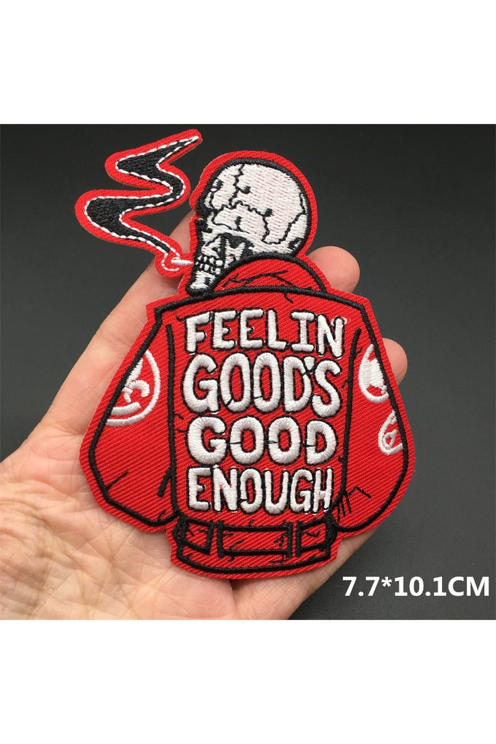 Edgy Punk Embroidered Patch Set