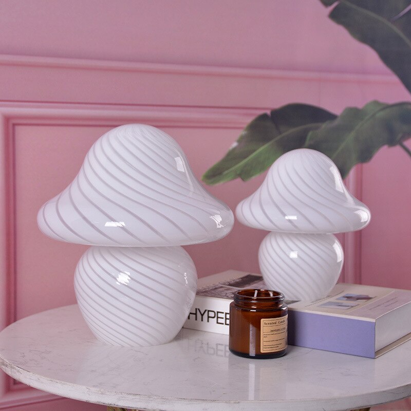 Whimsical Mushroom Office Lamp