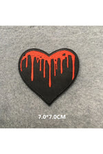 Edgy Punk Embroidered Patch Set