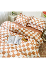 Soft Checkerboard Bedding Collection