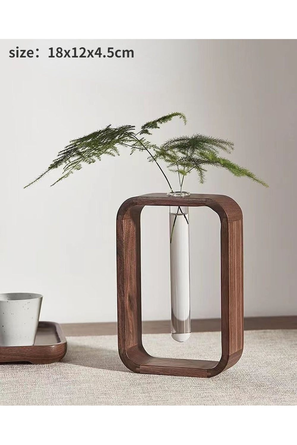 Wooden Hydroponic Plant Vases