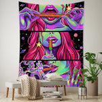 Psychedelic Smoke Wall Tapestry