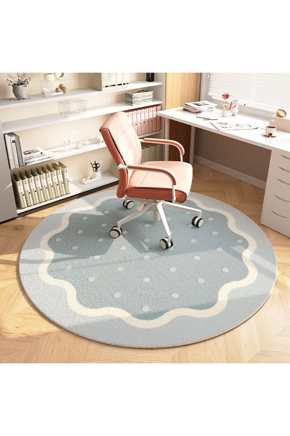 Girlish Floral Decor Rug