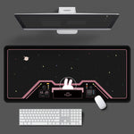 Astronauts Rabbit Mouse Pad Deskmat