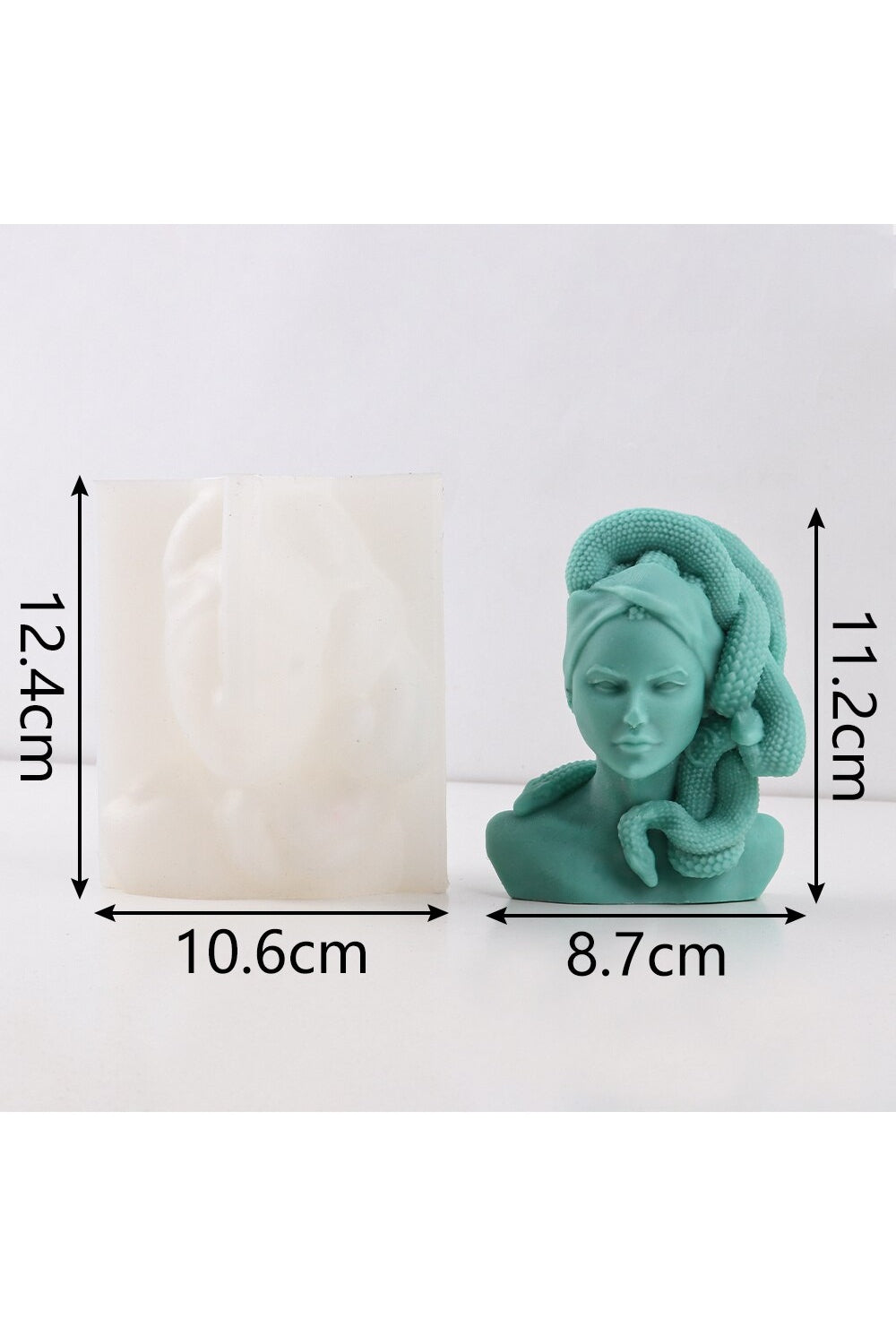 Medusa Head Candle Mold