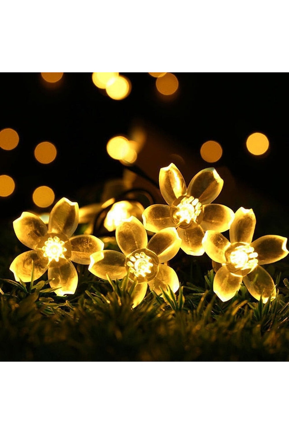 Enchanting Solar Blossom String Lights