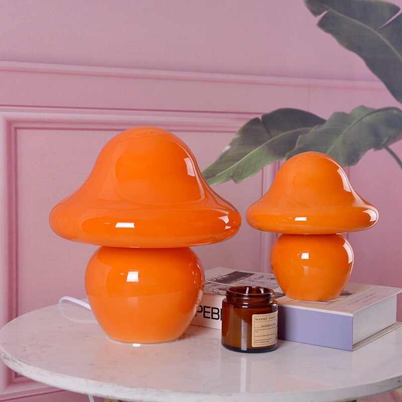 Whimsical Mushroom Office Lamp