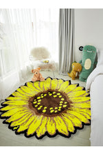 Blossom Sunflower Tufted Rug