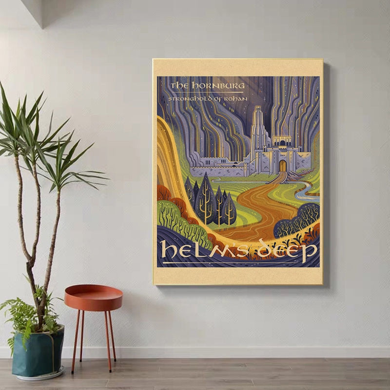 Tolkien Inspired Wall Art