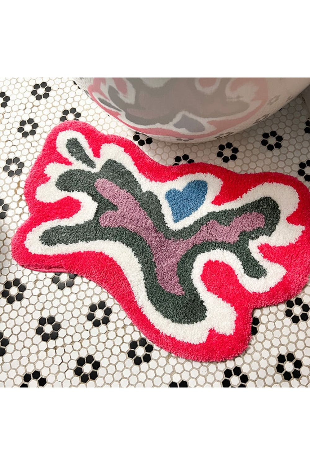 Abstract Spot Pattern Rug