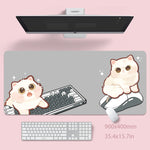 Cute Cat Large Deskmat