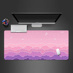 Purple Kawaii Deskmat