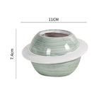 Planet Motif Ceramic Succulent Pot