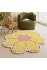 Girlish Floral Decor Rug