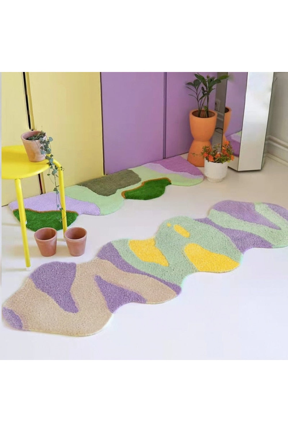 Psychedelic Abstract Tufted Rug