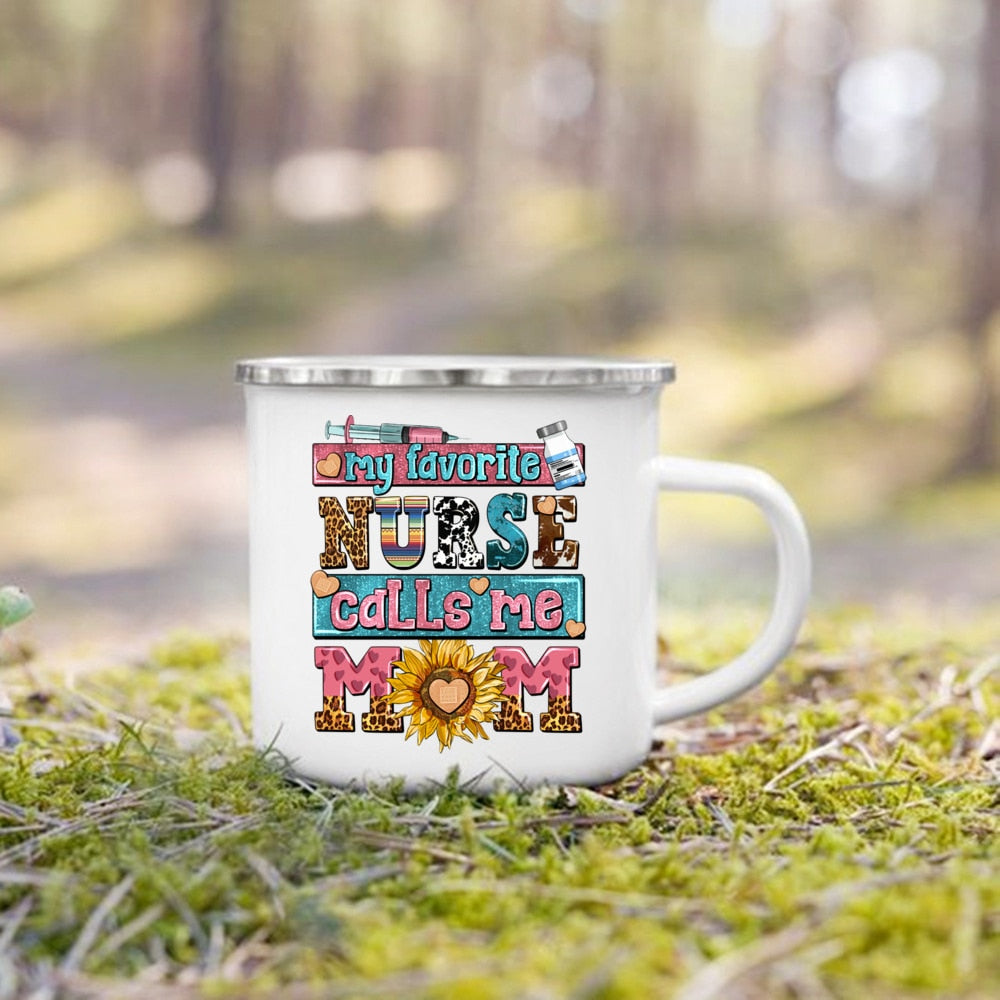 Nurse Life Enamel Mug