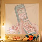 Pink Dormitory Wall Tapestry