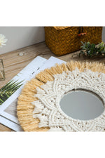 Cozy Round Decorative Mirror