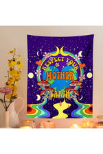 Lunar Trippy Moon Phase Tapestry