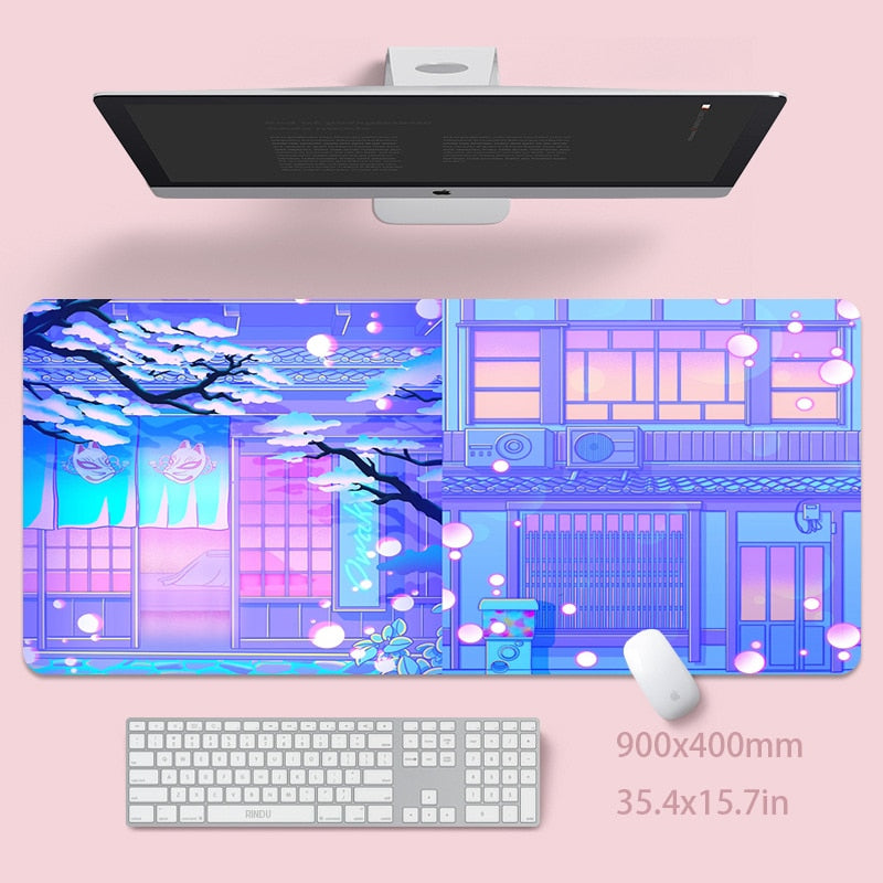 Cute Moon Gamer Mat