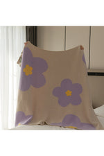 Floral Design Sofa Blanket