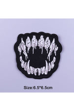 Dead Punk Style Embroidered Patches