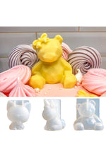 Whimsical Stereo Bear Candle Mold