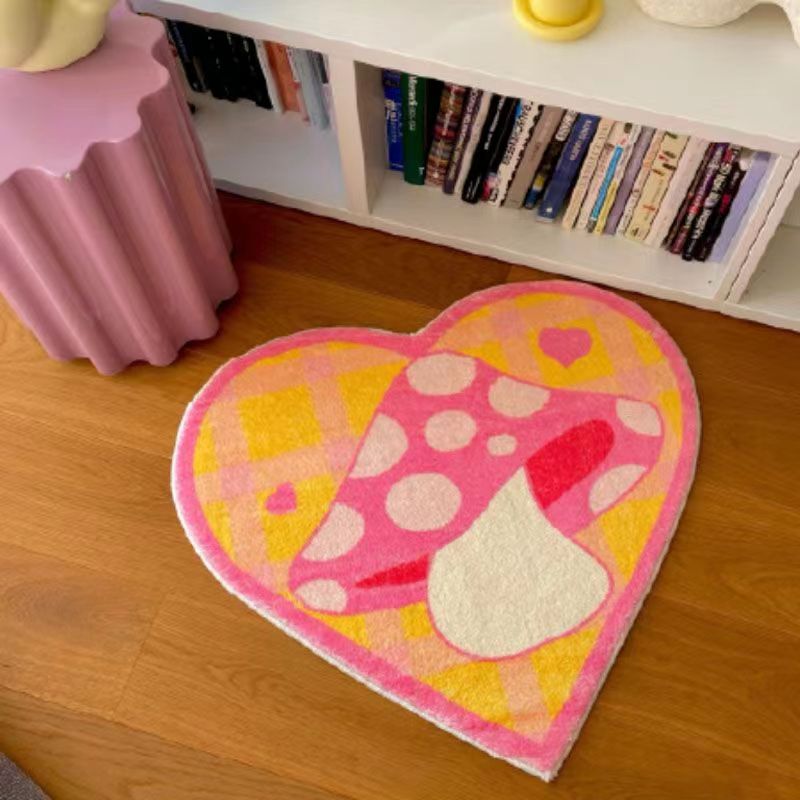 Pink Strawberry Floor Mat