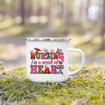 Nurse Life Themed Enamel Mug