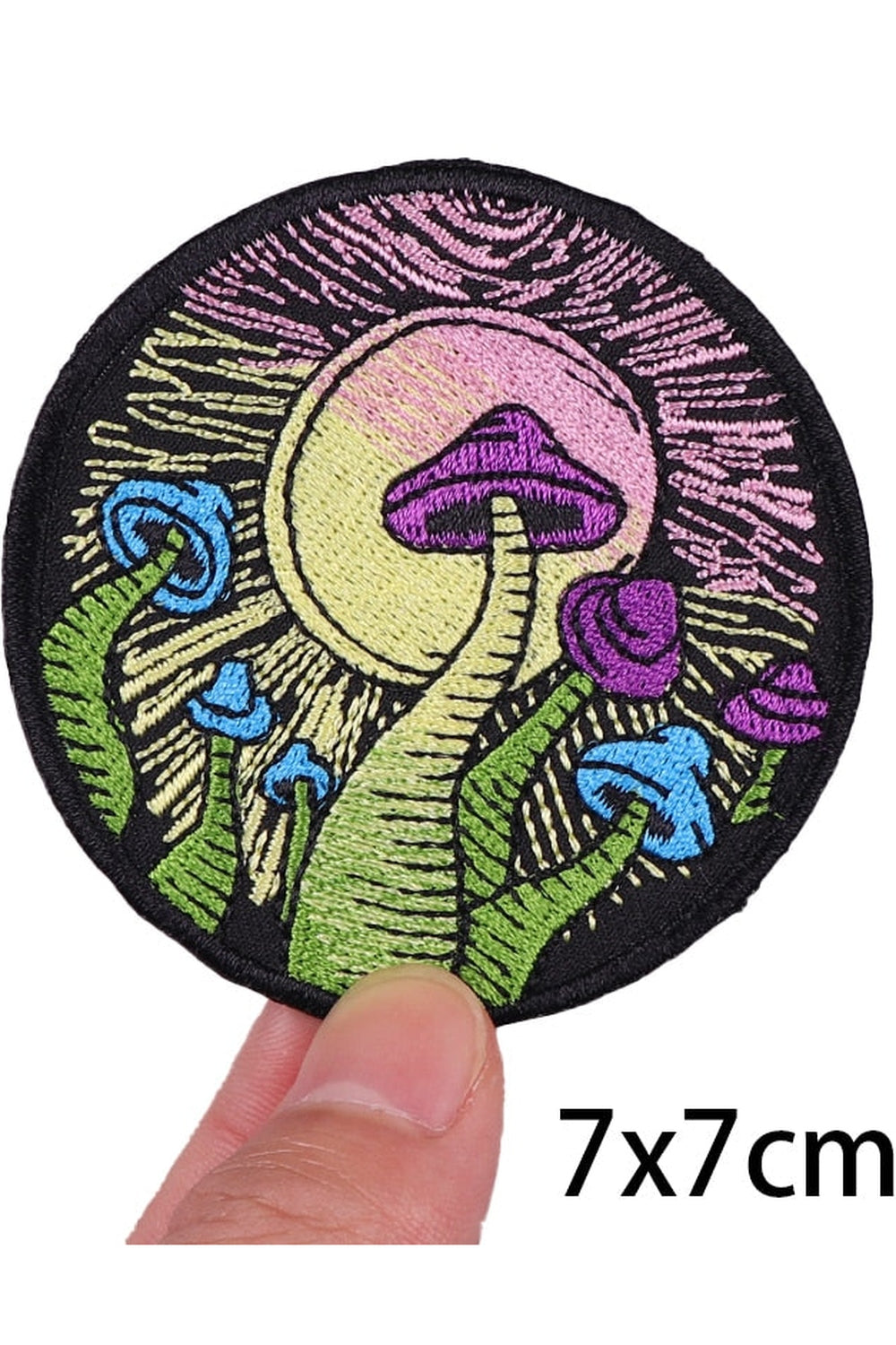 Mushroom Follower Embroidered Patches