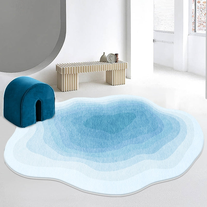 Luxurious Soft Polyester Bedroom Rug