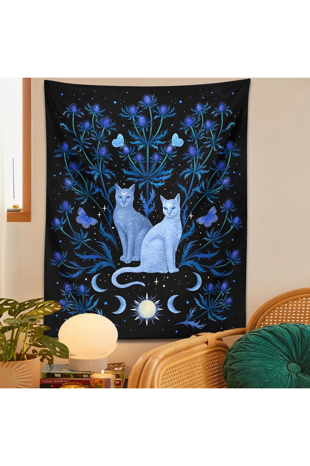 Mystical Cats Tapestry