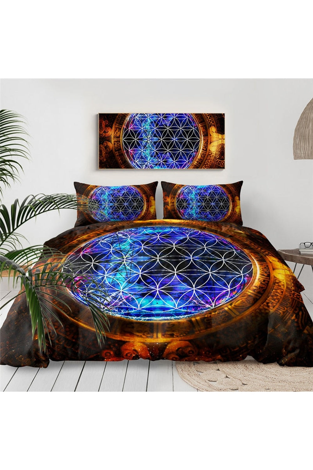 Mesmerizing Trippy Rainbow Bedding